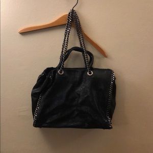 Black Leather Handbag